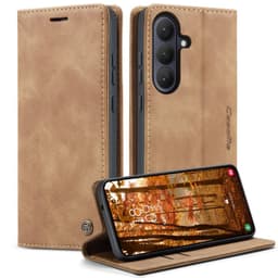 CASEME Lommebok-deksel Samsung Galaxy S26 - Brun