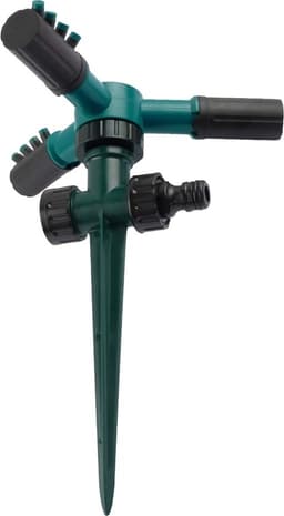 Vannsprinkler 360-graders roterende 3-arms plenvanningssystem