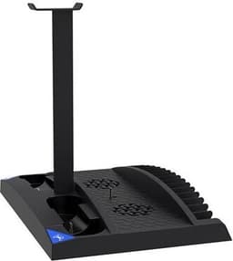 Multi-funktionell laddningsstation till PS5 och tillbehör