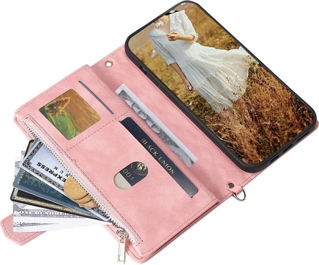 Til Samsung Galaxy S26 Ultra 5G Zipper Wallet Case Rhombus Telefoncover