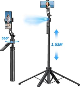 CYKE C17 AI Intelligent Ansiktssporingsstativ Live Streaming Selfiestang