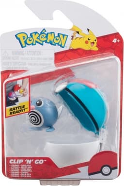 Pokémon Clip N Go - Poliwag og Lure Ball (PKW3626)