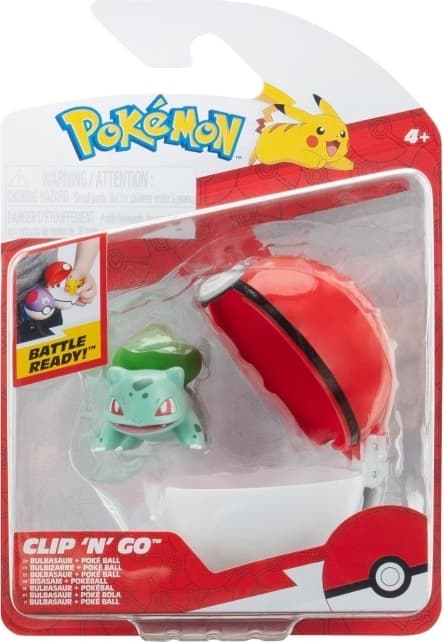 Pokémon Clip N Go Bulbasaur med Poke Ball (PKW3634)