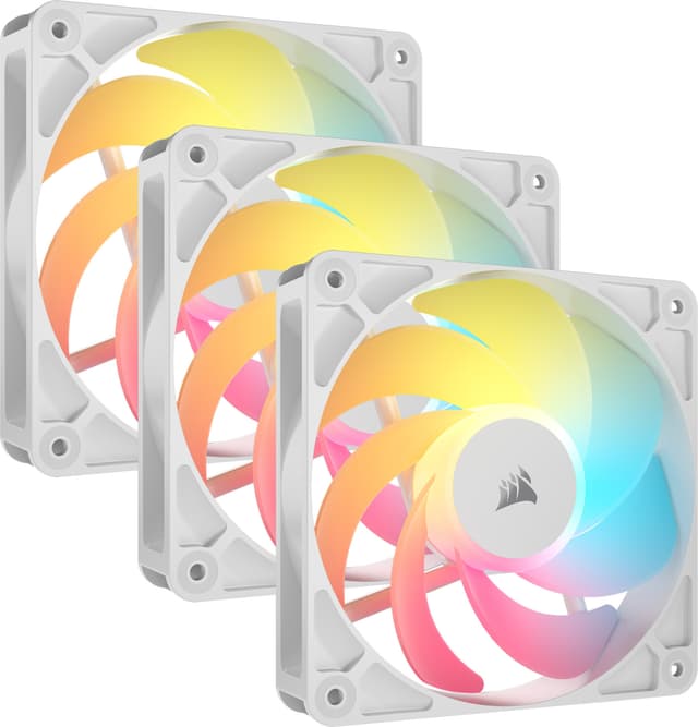 CORSAIR RS120-R ARGB blæser 120mm (3-pak, hvid)