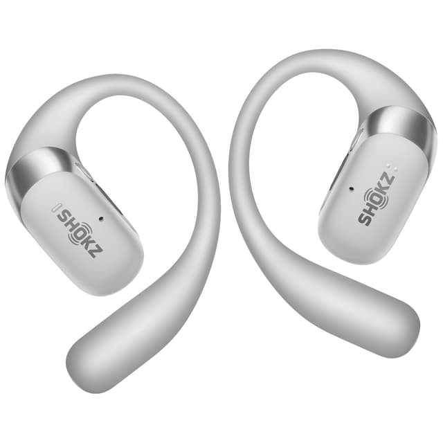 Shokz OpenFit 2+ true wireless open-ear hovedtelefoner (grå)