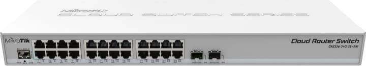MikroTik Cloud Router Switch CRS326-24G-2S+RM -24-porttinen kytkin ...