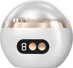 Elektrisk negleklipper og poleringsmaskin - Automatisk neglefil med 3 hastigheter, USB-oppladbar Hvit