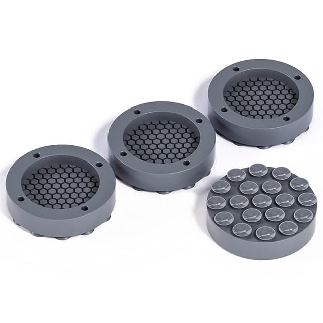 Anti-Vibrations Tvättmaskinsfötter - Halkfria & Stötdämpande (4-pack) Gray