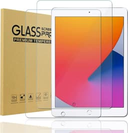 Krystallklar skjermbeskytter i herdet glass for iPad (2-pakning) iPad 7/8/9 10,2 tommer