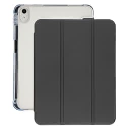 SKALO iPad 10.9 (2022) Trifold Fodral Transparent Baksida - Svart