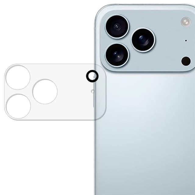 SKALO iPhone 17 Pro 3D Kameralinse Beskyttelsesglas - Gennemsigtig