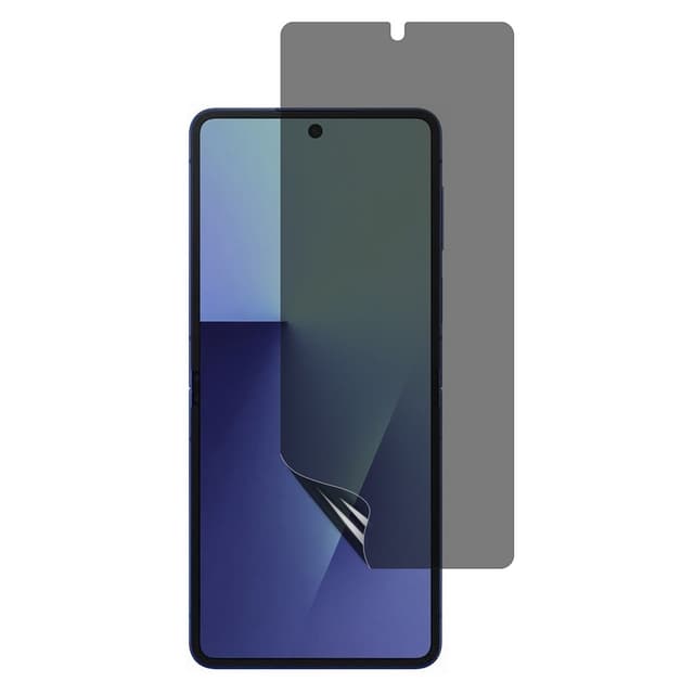 SKALO Samsung Z Flip7 Privacy PET Hydrogel Film Skærmbeskytter - Sort