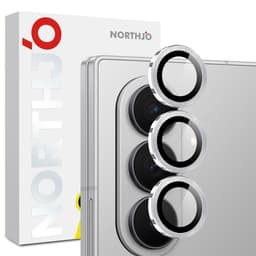 SKALO Samsung Z Fold7 NORTHJO Kameraskydd Metallring - Silver