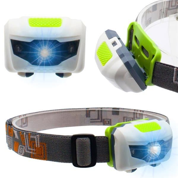 LED-pannlampa med justerbart lamphuvud, 44 g, batteridriven