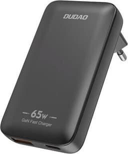 Dudao GaN USB Reseladdare 65W med USB och USB-C PD - Svart