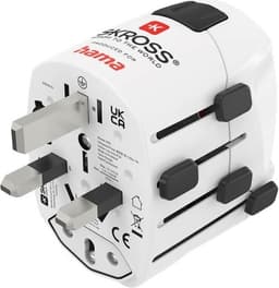 HAMA World Travel Adapter Pro EU-WORLD 3-pin