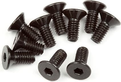 HPI Flat Head Screw M2.5X6Mm (Hex Socket/10Pcs)