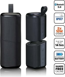 Lenco 2-i-1 2x10W TWS Bluetooth® 5.0-højttalere IPX7