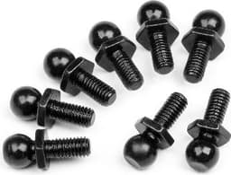 Low Profile Ball Stud 4.8X12Mm (8Pcs)