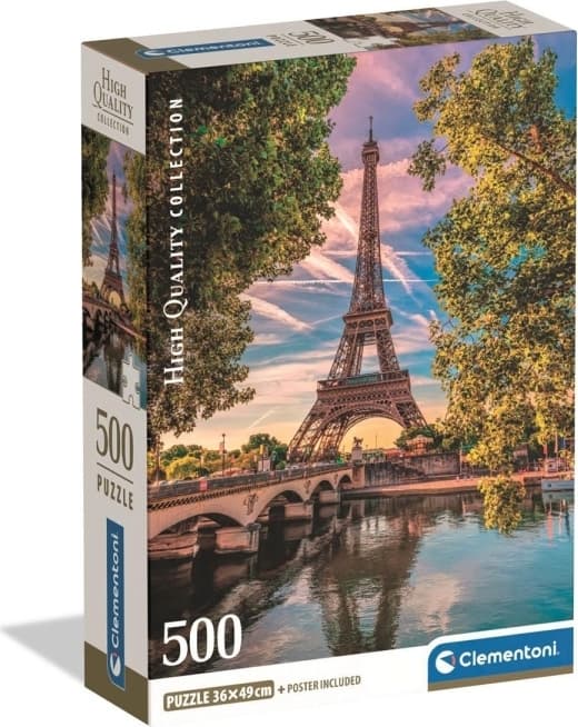 Clementoni Pussel 500 Pcs CB High Quality Collection Along The Seine