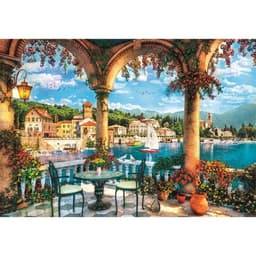 Clementoni Pussel 1000 Pcs CB High Quality Collection Balcony View Of Lake Como