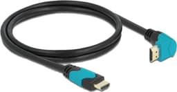 Delock High Speed HDMI cable male-male 90° down 48 Gbps 8K 60 Hz 1 m