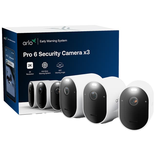 Arlo Pro 6 säkerhetskamera (3-pack