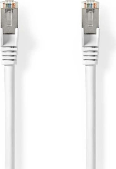 Nedis Cat 8.1 netværkskabel | S/FTP | RJ45 Han | RJ45 Han | 2.00 m | Runde | LSZH | Hvid | Label