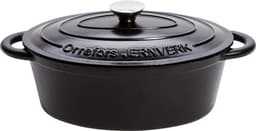 Orrefors Jernverk Gjutjärnsgryta, 3,5 liter, Svart