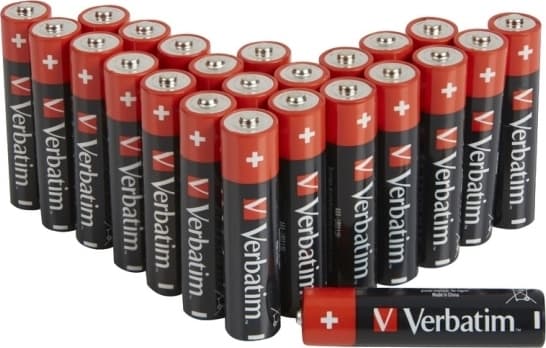Verbatim Standardbatterier 24 x AAA / LR03 alkaliskt