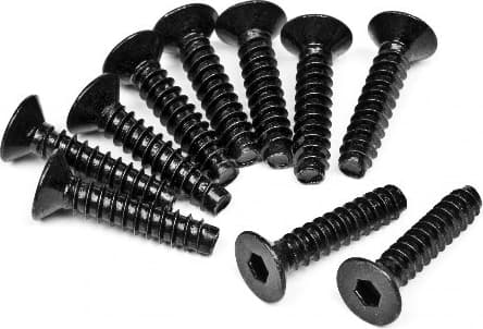 Tp. Flat Head Screw M4X18Mm (Hex Socket/10Pcs)