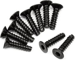Tp. Flat Head Screw M3X12Mm (Hex Socket/10Pcs)