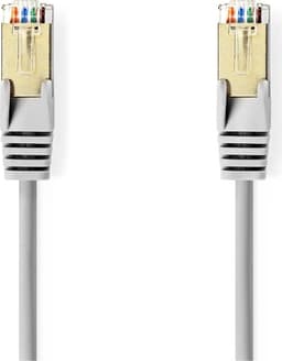 Nedis CAT5e netværkskabel | SF/UTP | RJ45 Han | RJ45 Han | 5.00 m | Runde | PVC | Grå | Konvolut