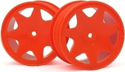 HPI Ultra 7 Wheels Orange 30Mm (2Pcs