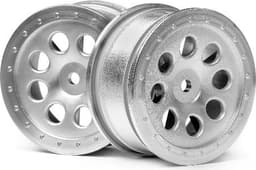 St-8 Wheel Matte Chrome (0Mm Offset/2Pcs)