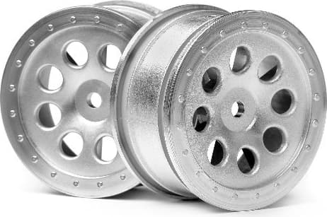 St-8 Wheel Matte Chrome (0Mm Offset/2Pcs)