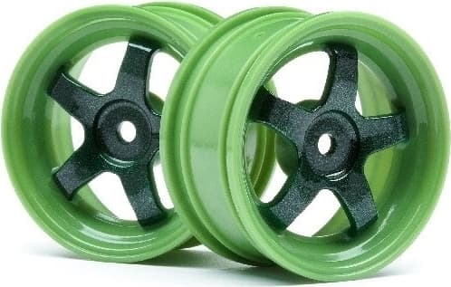 HPI Work Meister S1 Wheel Green 26Mm (0Mm Os/2Pcs)