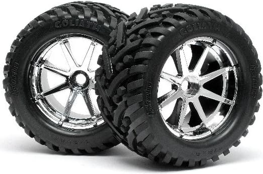 HPI Mounted Goliath Tire 178X97Mm On Blast Wheel Crm