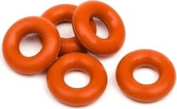 Silisium O-ring P-3 (rød) (5 stk.)