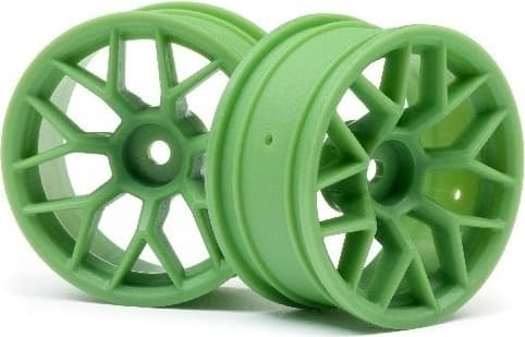 HPI RTR Wheel 26Mm Green (6Mm Offset/2Pcs)
