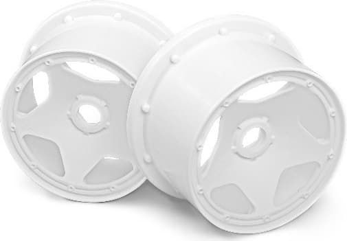 HPI Super Star Wheel White (120X75Mm/2Pcs)