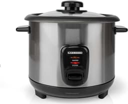 MELISSA Riskoker | 1,0 l | 400 W | Non stick-belegg | Avtakbar bolle | Dampkurv | Hold-varm-funksjon | Automatisk avstengning