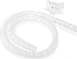 Nedis Kabel Ledelse | Spiral erme | 1 stk. | Maksimal kabeltykkelse: 32 mm | PE | Hvit