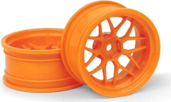 HPI TECH 7 WHEEL ORANGE (9MM/2PCS)