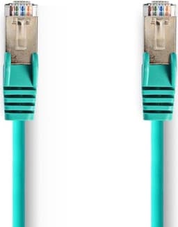 Nedis CAT5e netværkskabel | SF/UTP | RJ45 Han | RJ45 Han | 3.00 m | Runde | PVC | Grøn | Plastikpose
