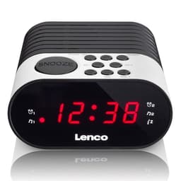 Lenco Klokkeradio Hvit