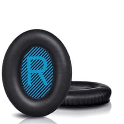 Kvalitets-øreputer for Bose QC 35/25/15 hodetelefoner 1 par Svart + blå