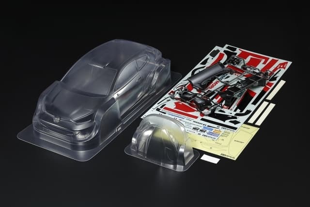 TAMIYA 1/10 Scale R/C Toyota GAZOO Yaris Body Parts Set - Elgiganten
