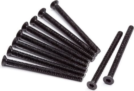 Flat Head Screw M3X40Mm (Hex Socket/10Pcs)