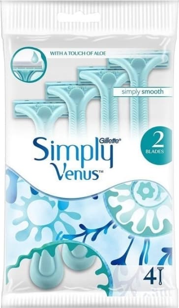 Gillette Simply Venus 2 Disposable Razors 4-pack